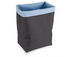 Möve Korb, Tetron Gewebe, Grey/Blue, 35 x 25 x 55 cm