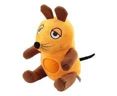 ANSMANN LED Nachtlicht Maus Kuscheltier inkl Batterien - Die Sendung mit der Maus - Einschlafhilfe zum Kuscheln mit Musik Funktion - Kuschelweiches 2in1 Plüschtier für Baby & Kind im Kinderzimmer