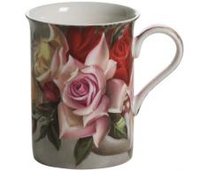 Maxwell & Williams S5688710 Royal Old England Becher, Kaffeebecher, Tasse, Motiv: BlumenstrauÃ, in Geschenkbox, Porzellan