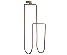 InterDesign Classico Badetuchhalter zum Hängen über die Duschtür, Bronze, Evergreen, Braun