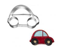 Birkmann 1010722610 Ausstechform Käfer-Auto, 6,5 cm, Kunststoff, Grau, 5 x 3 x 2 cm