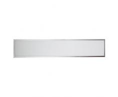 abalight LED Panel Deckenleuchte Pendelleuchte Wandleuchte Deckeneinbau, Aluminium, 50 W, silber, 150 x 30 x 14 cm