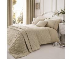 Serene Vorhang „Ebenholz&ldquo schlichten Obergrenze und Seil, Natur, Super King Duvet Cover Set