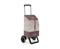 Gimi Trolley Kangoo Thermo, Einkaufstrolley, Puder, 50 l Volumen, 30 kg Tragkraft, 13 l Thermotasche