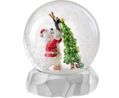 WeRChristmas Schneekugel Eisbär Weihnachtsdekoration, Mehrfarbig, 14 cm