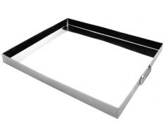 IBILI Geo 652640 Tablett, Edelstahl, 40 x 30 x 3,5 cm
