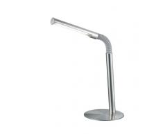 Trio Leuchten LED Tischleuchte Palo Nickel matt, Metall, 524590107 [Energieklasse A+]