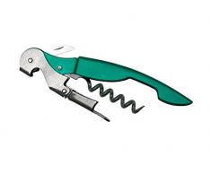 Vin Bouquet FID 197 Korkenzieher 2-Takt, ABS, Grün, 16 x 8 x 2.3 cm, 16x8x2.3 cm