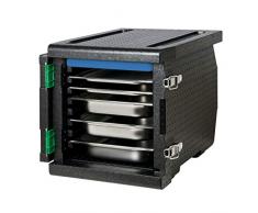 Thermo Future Box Cateringbox, Frontlader, EPP (expandiertes Polypropylen), schwarz, innen 530 x 335 x 370 mm