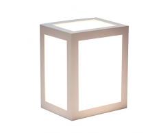 V-TAC Moderne Außenwandleuchte, IP65 Wasserdichte Wandleuchte mit weißem Rahmen für Gartengaragen-Eingangstor, 12W 4000K Soft Day White Light