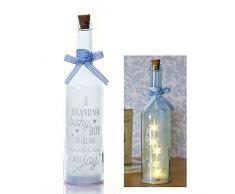 Boxer Gifts Starlight-Flasche für Neugeborene und Jungen, wunderschönes, dekoratives Haushaltsgeschirrgeschenk, Dekoration für Babyzimmer