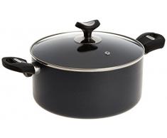 Monix Kasserolle, Aluminium, Dunkelgrau/Anthrazit, 24 cm