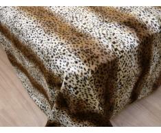 Soleil docre Tagesdecke 220x240 cm Art. PEAU Luchs - Afrika-Look