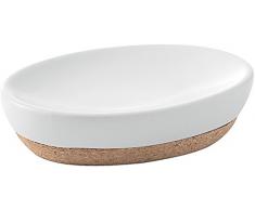 Gedy ilary Seifenschale, Keramik, weiß, 9,5x13x3