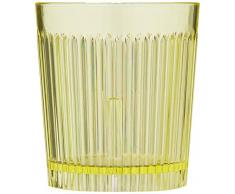 Guzzini Happy Hour Low Ridged Tumbler Amber