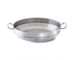 Fissler Dampfeinsatz zur passenden Wokpfanne original-profi collection – Edelstahl Dampfgarer für Induktion & alle Herdarten – 084-823-35-300/0 – Ø 35 cm