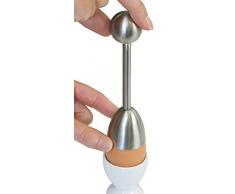 Moha Eierköpfer, Edelstahl, Silber, 4 x 14 x 10 cm