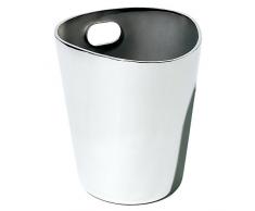 Alessi Bolly JM21 - Design Flaschenkühler aus Edelstahl, Glänzendpoliert