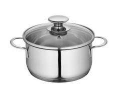 Küchenprofi 2370702816 Mini Töpfchen, Edelstahl, silber, 11,2 x 19,8 x 20,2 cm