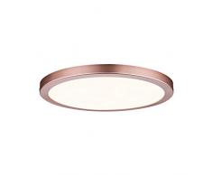 Paulmann 70872 Aufbaupanel LED Atria rund Deckenleuchte 22W Licht 2700K Warmweià LED Panel Roségold dimmbar für Wand- und Deckenmontage