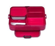 Mepal Take a Break Bento Lunchbox, abs, Nordic Red, One Size