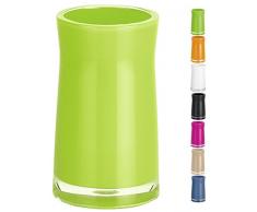 Spirella Zahnputzbecher Zahnbürstenhalter Sydney 6,5x12,5 cm Grün