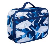 Wildkin Lunchbox für Kinder, Textil, Sharks, 25.5 x 8 x 20 cm