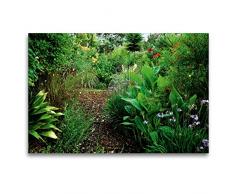 Premium Textil-Leinwand 120 x 80 cm Quer-Format SALENTO ein Streifzug durch versteckte Gärten | Wandbild, HD-Bild auf Keilrahmen, Fertigbild auf hochwertigem Vlies, Leinwanddruck von Rosina Schneider