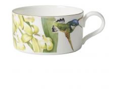 Villeroy & Boch Amazonia Teetasse, Edles Geschirr aus Premium Bone Porzellan, 230 ml