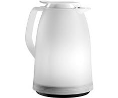 Emsa 514981 Isolierkanne, 1.5 Liter, Quick Tip Verschluss, 100% dicht, Weiß, Mambo