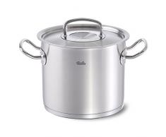 Fissler original-profi collection / Edelstahl-Topf (5,2 L - 20 cm) hoher Kochtopf mit Deckel, innenskalierung, rostfrei, alle Herdarten, Induktion