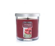Yankee Candle „Black Cherry“ Stumpenkerze, rot, klein