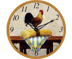 Technoline, WT 1014 Wanduhr, Ø 34cm, Hahn-Design