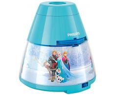 Philips Disney Frozen (Die Eiskönigin) LED Projektor Tischleuchte, hellblau, 717690816