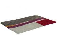 Kinzler J-10255/21 Badematten, 60 x 100 cm, flusenfreie Mikrofaser, Design Wave