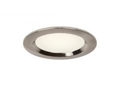 Lucide CIMIC-LED - Einbaustrahler Badezimmer - Ø 9 cm - LED - 1x10W 4000K - IP44 - Chrom Matt