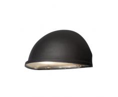 Gnosjö Konstsmide Torino Wandleuchte Außenleuchte, Aluminium, E27, schwarz, 28 x 14 x 13.5 cm