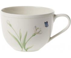 Villeroy & Boch Colourful Spring Kaffeetasse, 230 ml, Premium Porzellan, Weiß/Bunt