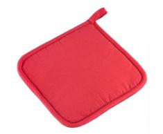 Westmark 2 Topflappen, Baumwolle/Neopren, Quadratisch, 19,5 x 19,5 cm, Einheitsgröße, Rot/Schwarz, 15622270