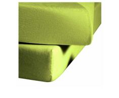 fleuresse Jenny C Bettlaken, Jersey, apfelgrÃ¼n, 37.4 x 26.8 x 4 cm