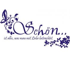 INDIGOS 4051719342055 Wandtattoo, Vinyl, blau, 60 x 10 x 10 cm