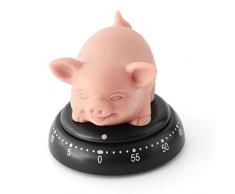 Bengt Ek Design Küchentimer, Kunststoff, pink, 7.5 x 7.5 x 8.5 cm