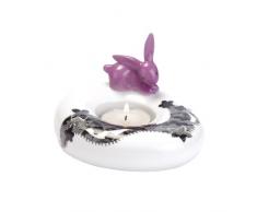 Goebel - 66840653: Bunny de luxe - Frilly Bunny - Teelichthalter