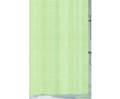Kleine Wolke Dots Duschvorhang, Peva, linde, 180 x 200 x 0.2 cm