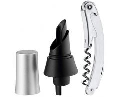 WMF Clever and More Weinset 2-teilig Weinausgieser Kellnermesser Kellnermesser Weinausgießer Vino 4 cm Cromargan Edelstahl rostfrei