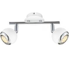 globo LED Deckenleuchte 2-flammig Oman