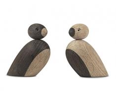 Kay Bojesen Holzfigur, Holz, Braun, 6.4 x 3 cm