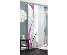 Home Fashion Carlisle Schiebevorhang, Polyester, Violett, 245X60 cm