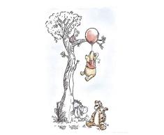 Disney Wandbild von Komar | Winnie Pooh Hang on | Kinderzimmer, Babyzimmer, Dekoration, Kunstdruck | Größe 50x70cm (Breite x Höhe) | ohne Rahmen | WB059-50x70