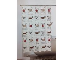 GMMH Duschvorhang Anti Schimmel Effekt Badewannenvorhang Wasserdicht inkl.12 Ringe (Funny)